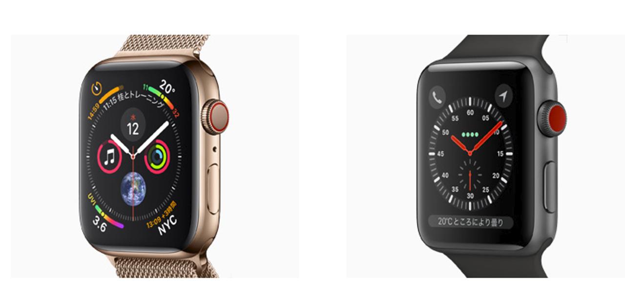 Apple Watch｢Series 3｣と｢Series 4｣の違いまとめ #AppleEvent