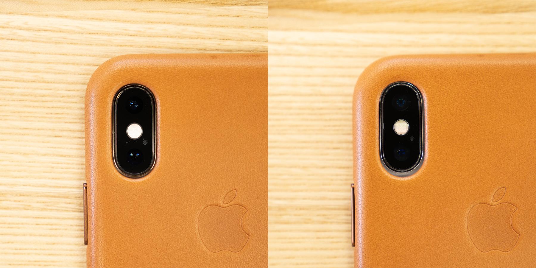 iPhone XS アンボックス：光によって印象を変える、贅沢なフラッグ
