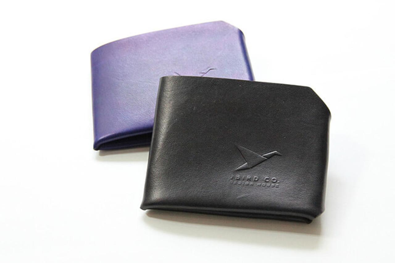 縫製も金具も使わない革100%のユニークな財布｢Origami Wallet｣