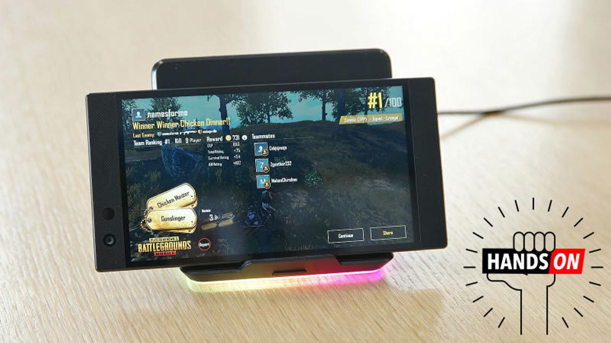 Razer Phone 2 ハンズオン：ゲーマー向けスマートフォン（RGBライトが 