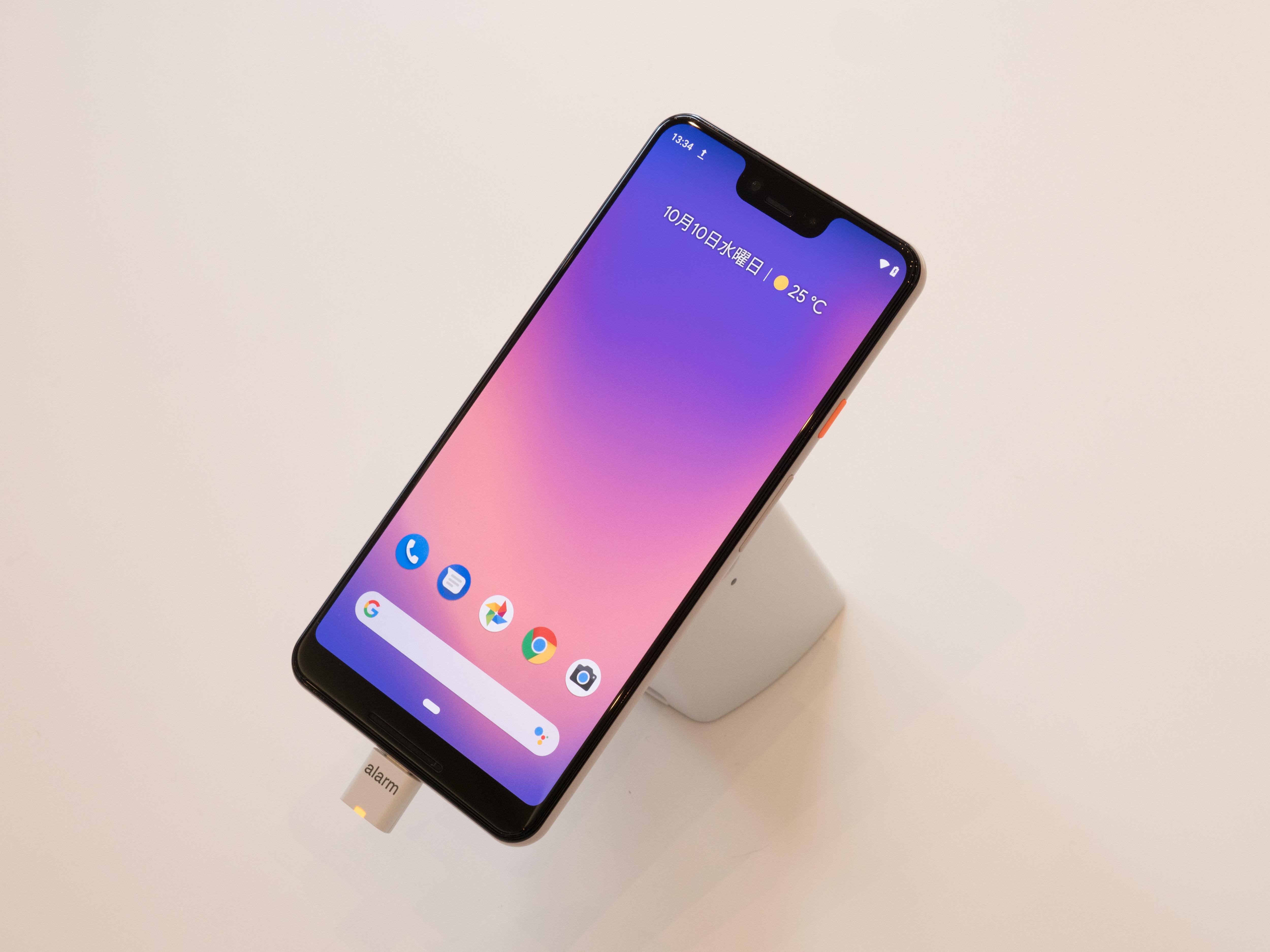 クリアランス pixel3 時計 消す