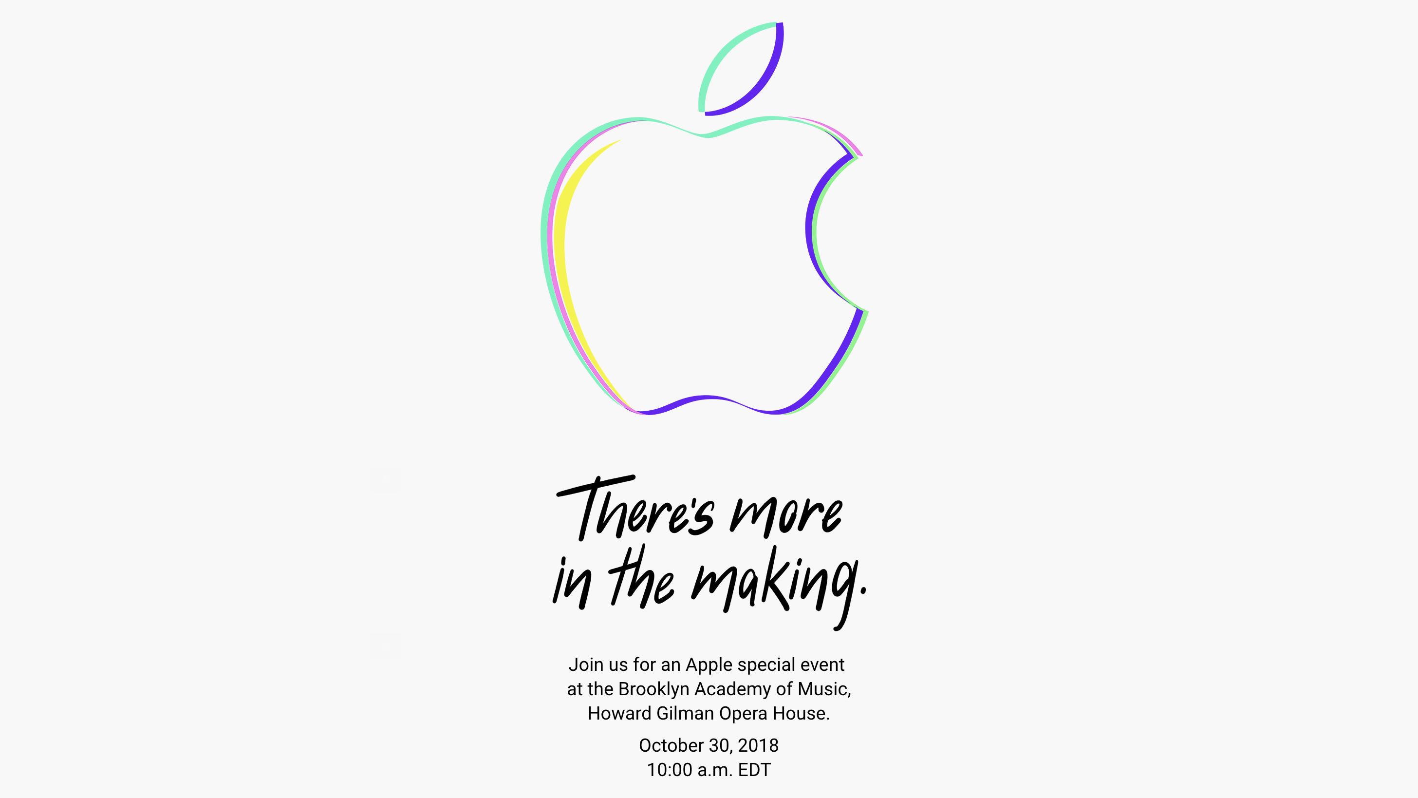 速報：Apple、10月30日23時よりSpecial Eventを開催 | ギズモード