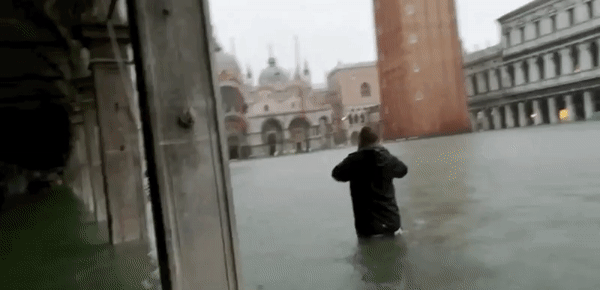 水の都ヴェネツィアが大嵐と高潮のコンボにより3/4が水没の被害