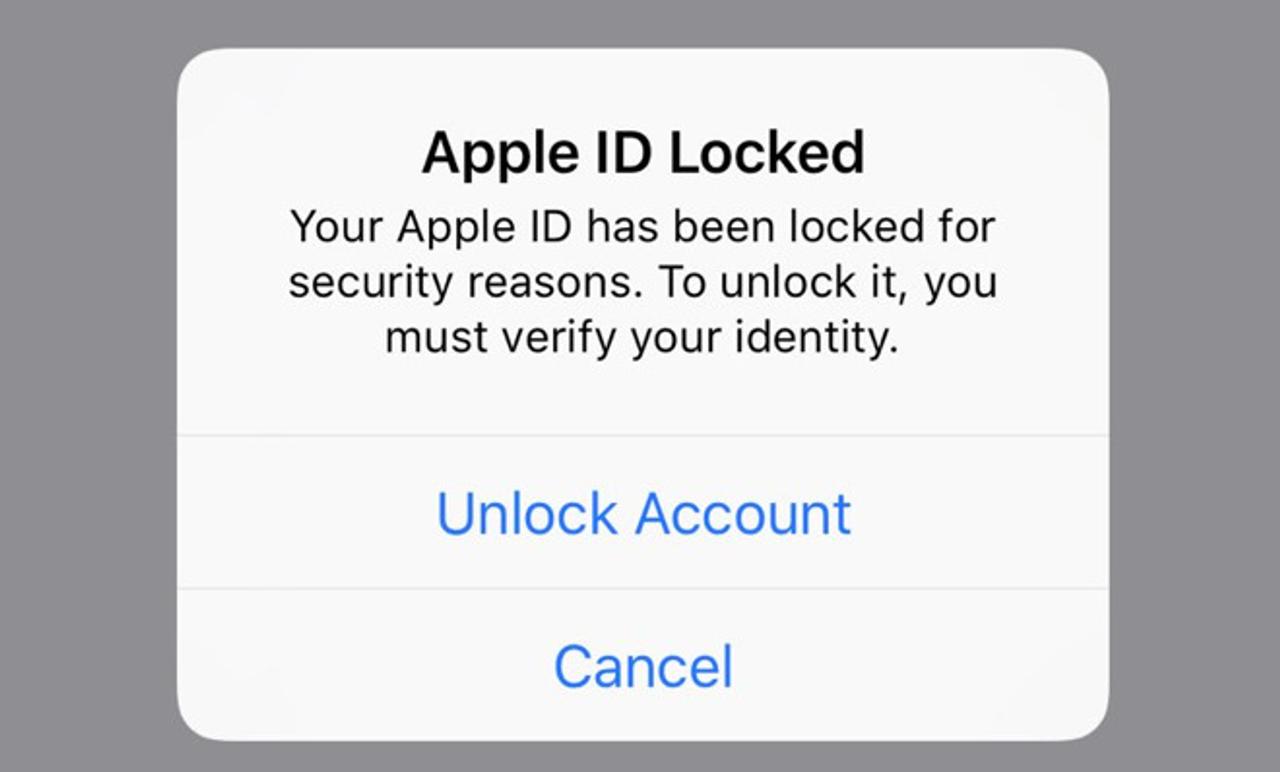 Apple IDがロックされる謎現象が発生