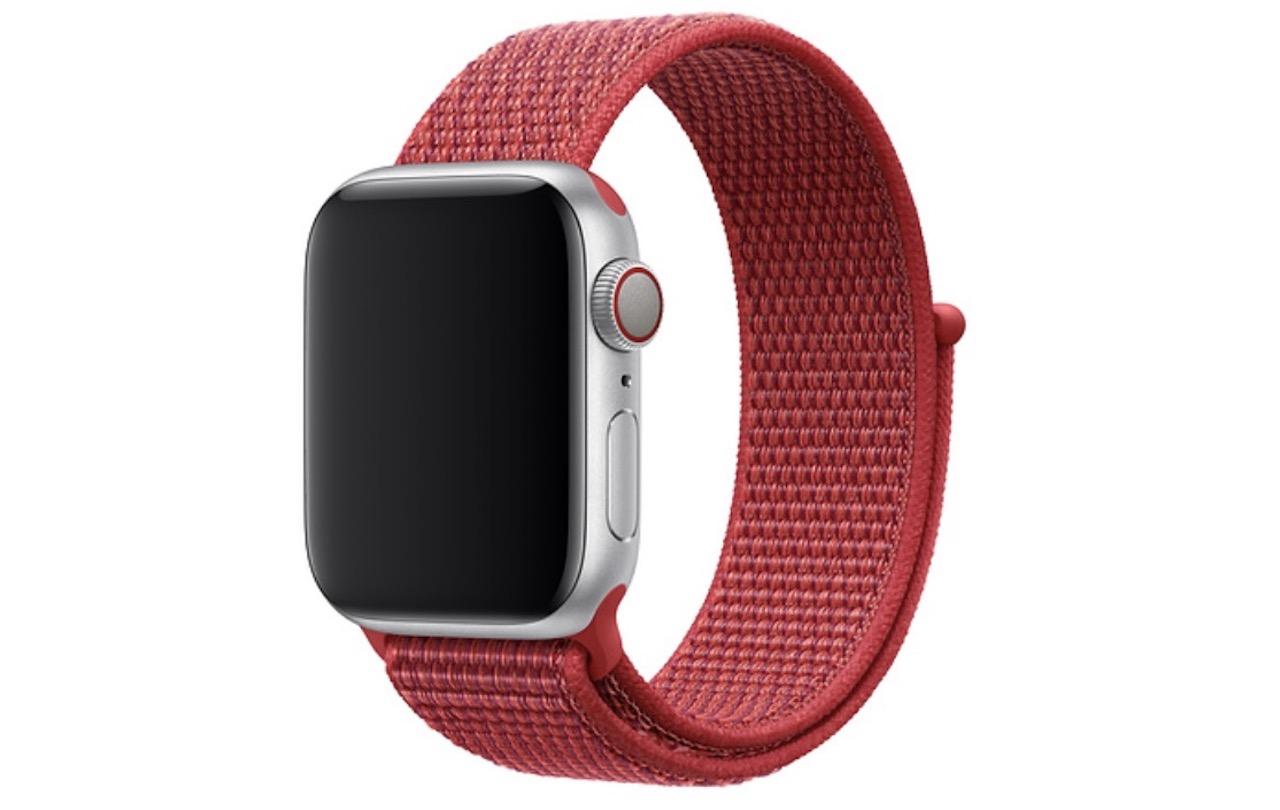 Apple Watchに(RED)スポーツループ登場！ 海外では新作Nike+バンドも