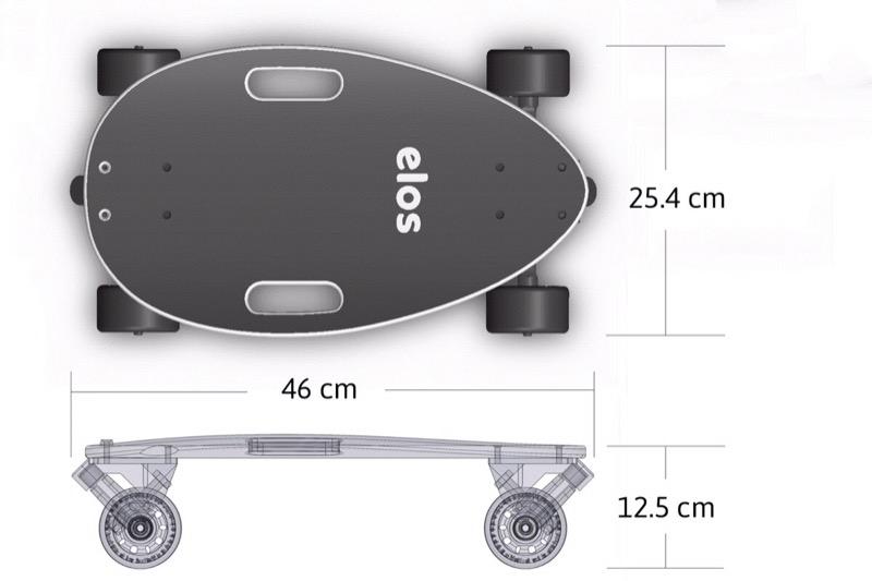 初心者でも乗りこなせる新しいデザイン。簡単に持ち運べる小型スケート