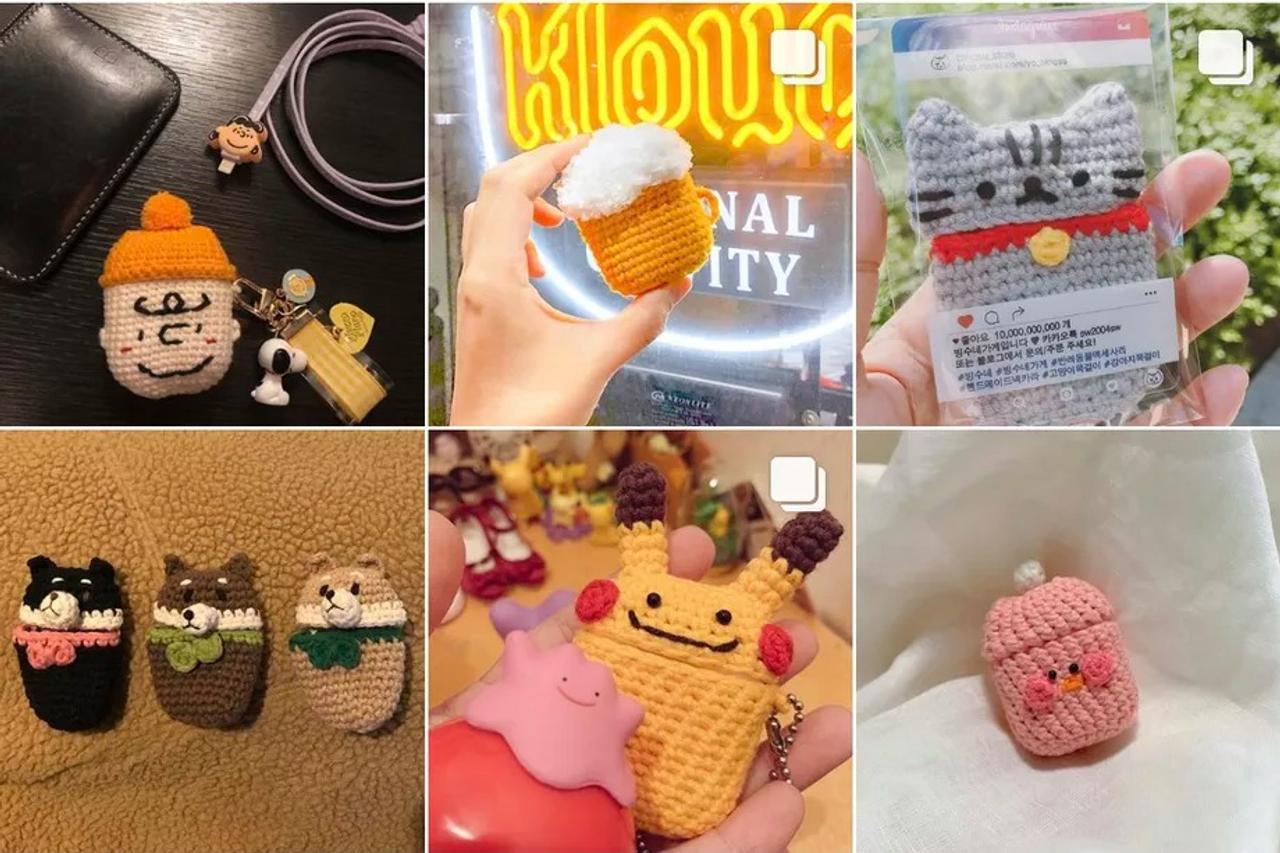 かわいすぎる手編みAirPodsケースケースが韓国で流行中