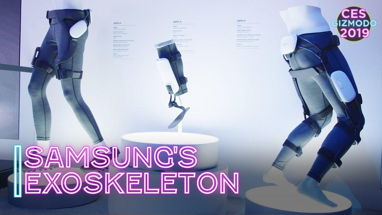 まるで空気の上を歩いているよう。Samsungのイカした強化外骨格 #CES2019