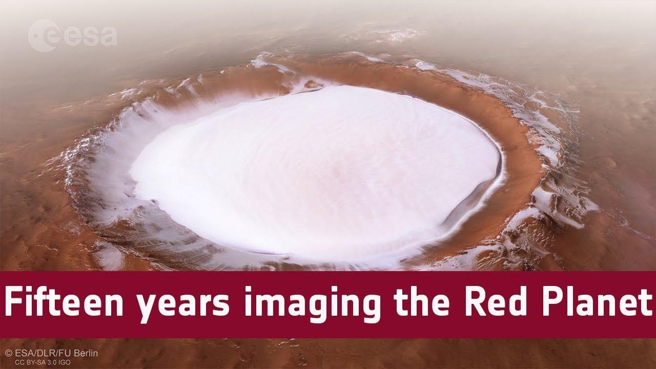 驚きの地形を見てみよう。火星探査機マーズ・エクスプレス活動15年