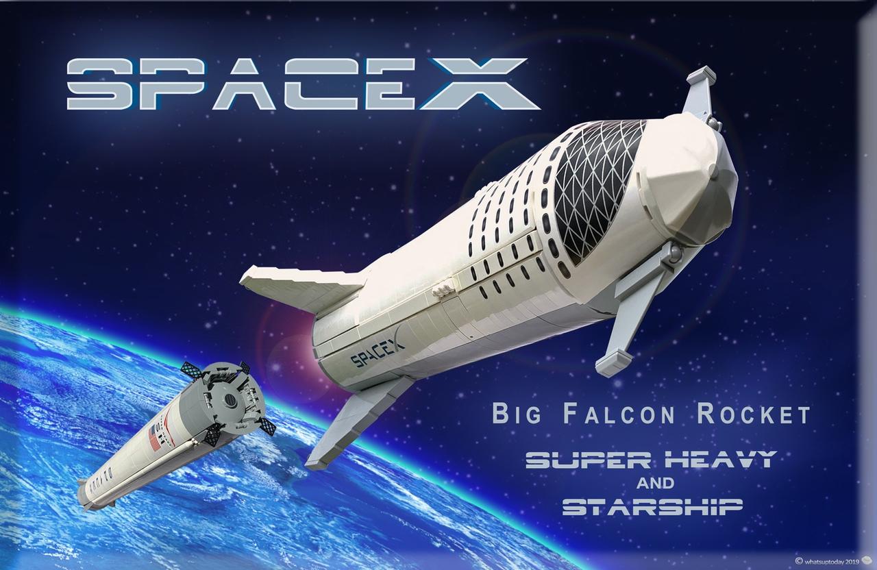 レゴでできたSpaceXの｢Starship｣。これで完成形がわかるぞ