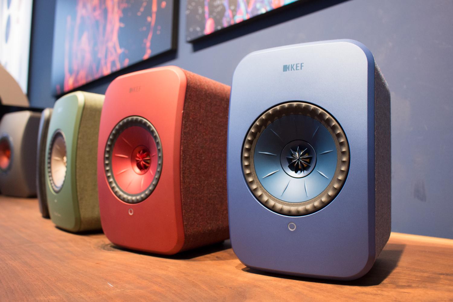 KEF LSX RED スピーカー-