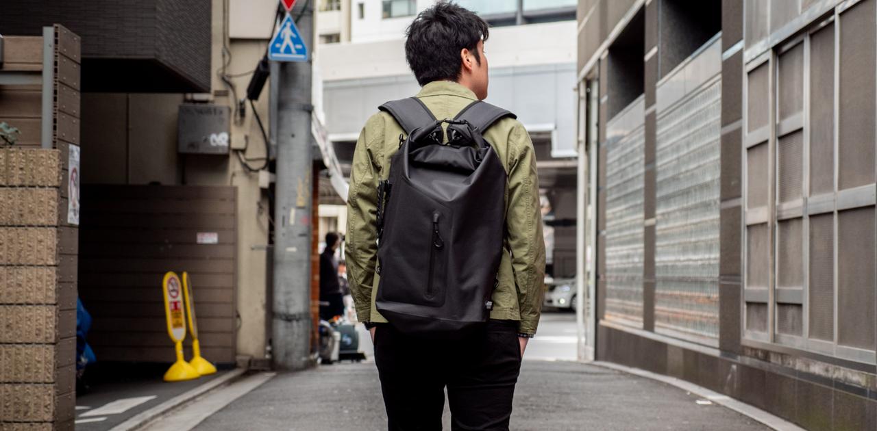 snow peak 4Way Dry Bag M One Black snowpeak(スノーピーク) 4Way