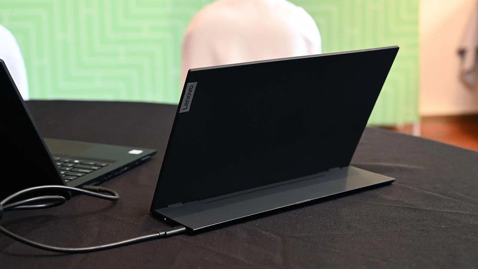 レノボの外付けディスプレイ｢ThinkVision M14｣ハンズオン：いま