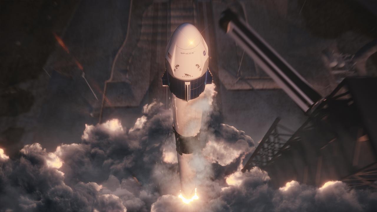 SpaceX、有人カプセル｢Crew Dragon｣の試射に成功！ スターマンも乗ってるよ
