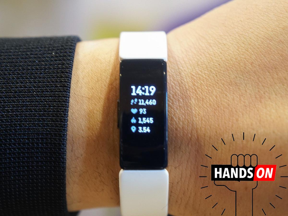 Fitbitのフィットネストラッカー「Inspire HR」ハンズオン：小さくて 