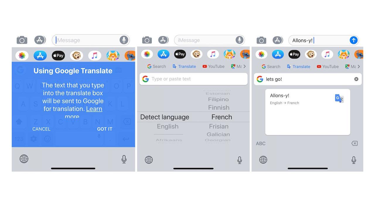 iOS版Google キーボードでサクッとGoogle翻訳が可能に！
