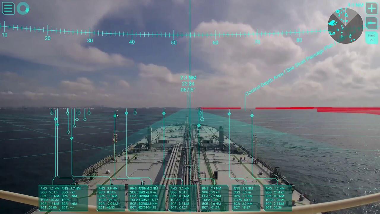 ARで表示する航海情報システム。現実とフィクションがまた一歩近づいた