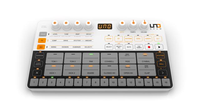 ハードシンセの大型新人、IK Multimediaのドラムマシン｢UNO Drum 