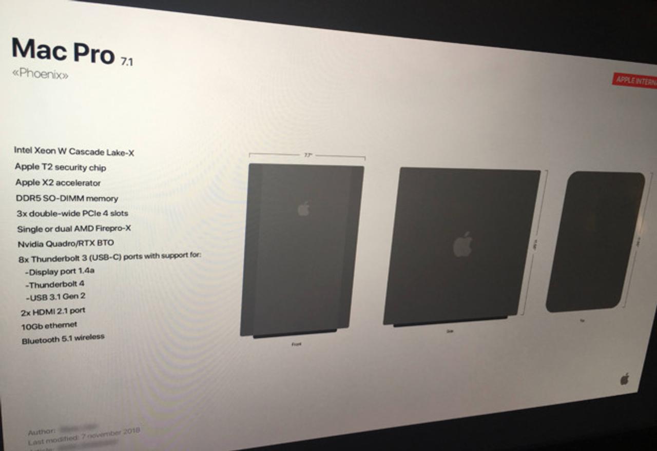 ｢新型Mac Pro｣らしきスライドがリーク！ …ん、なんだか変だぞ？