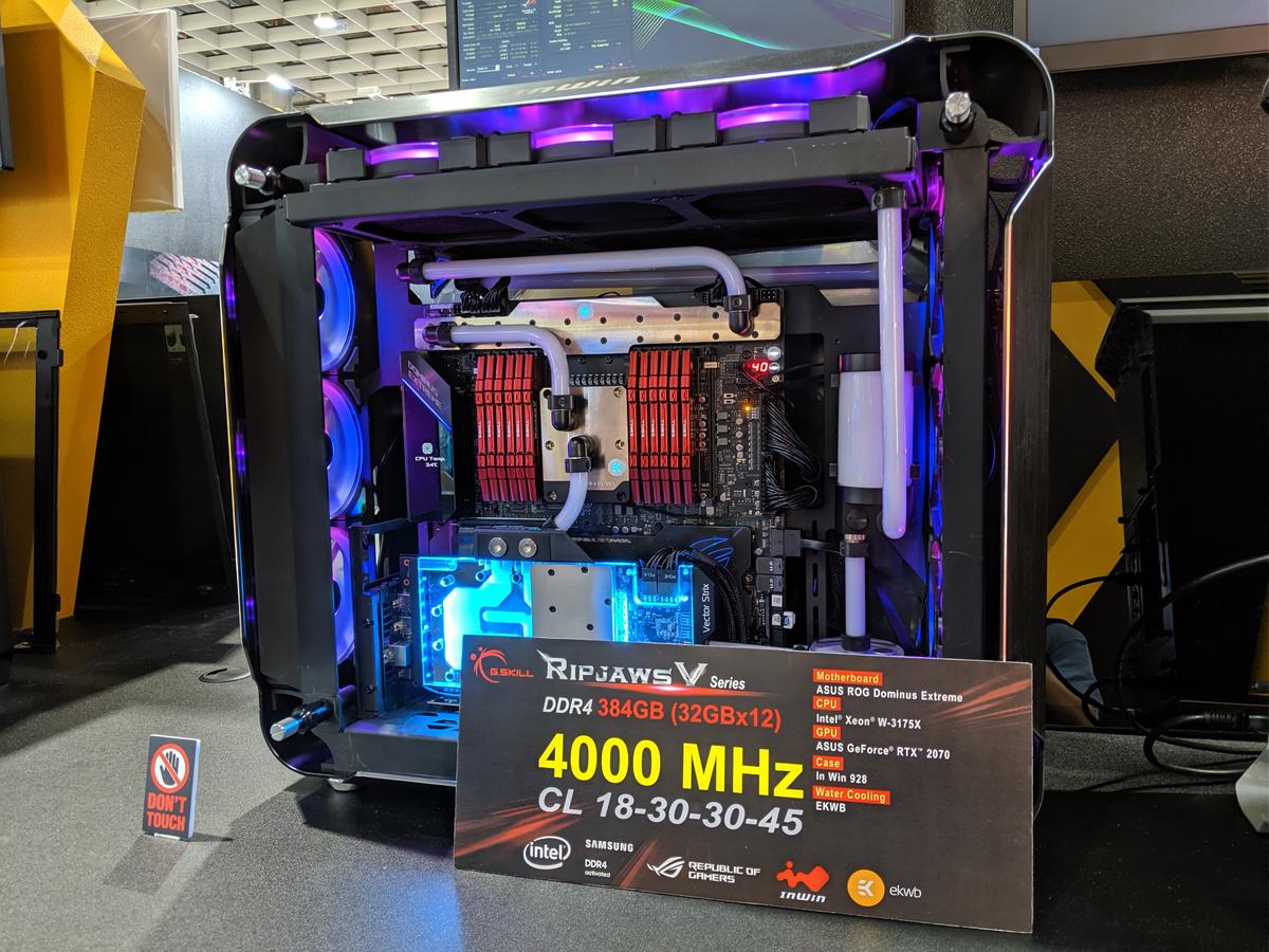 メモリが384GBのパソコン。ストレージじゃないよ、RAMだよ #COMPUTEX 