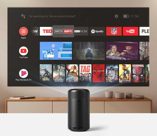 Android TV搭載のモバイルプロジェクター｢Anker Nebula Capsule ll｣が