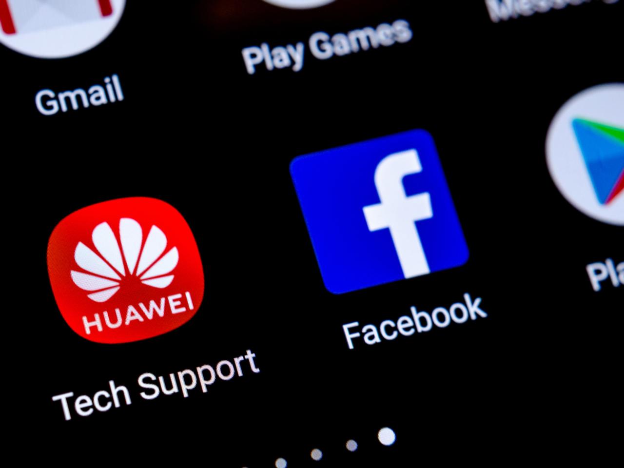 Huawei製スマホでFacebookアプリの提供が停止に