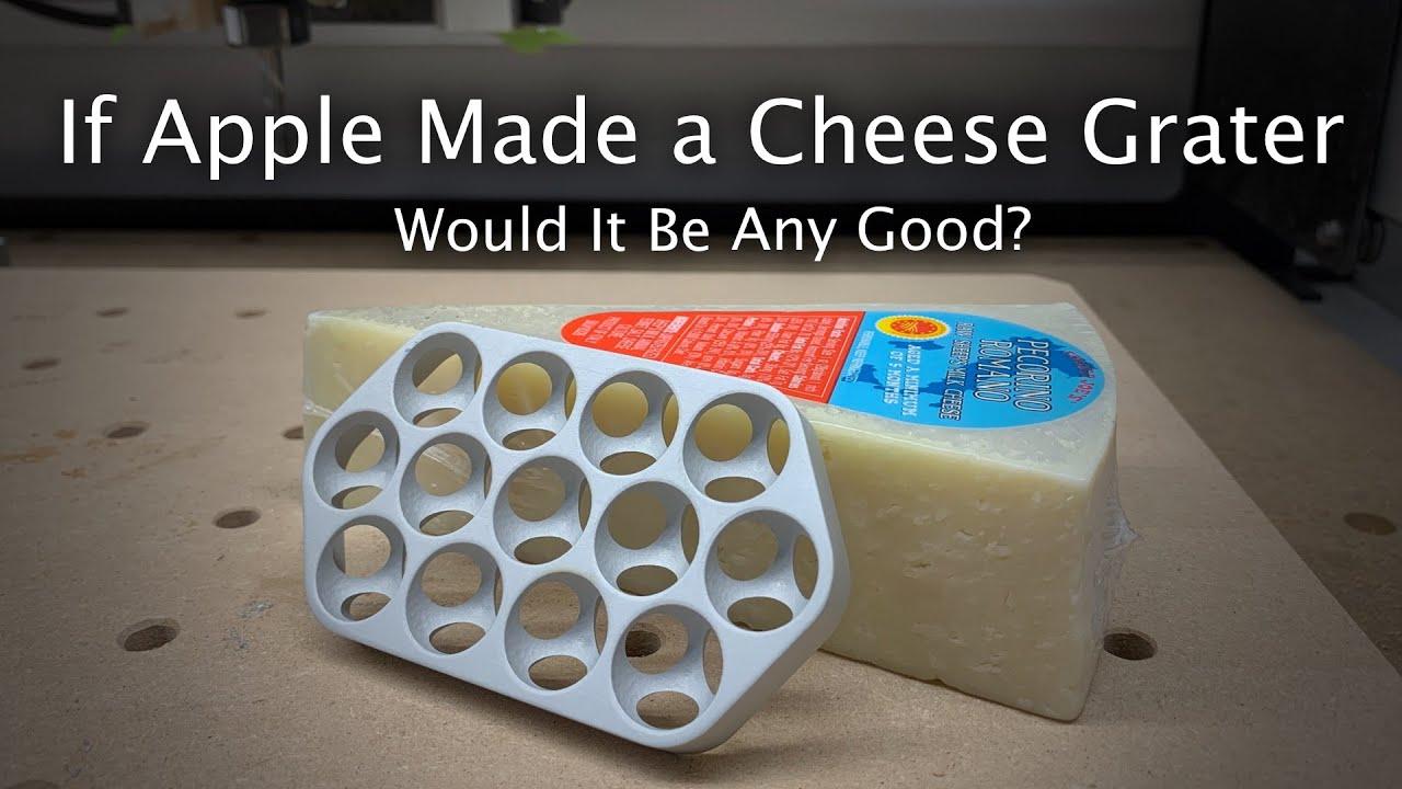 新型Mac Proのおろし金でチーズを下ろしてみた