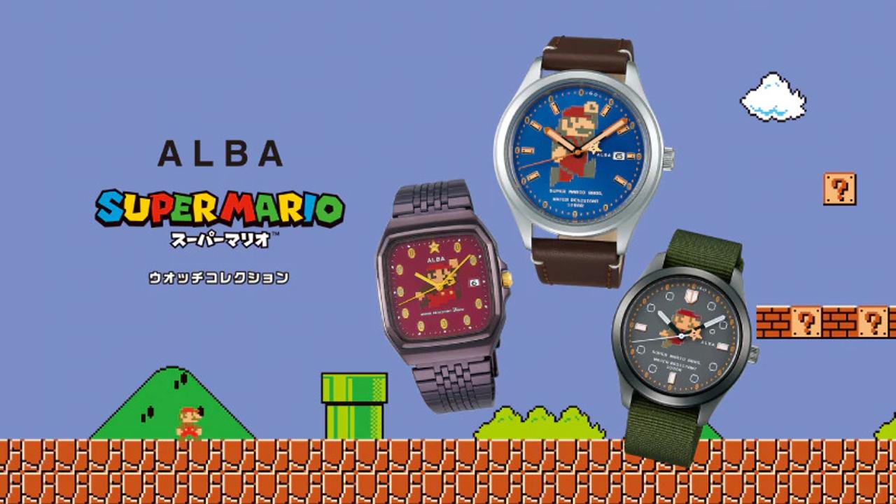 8種類の『スーパーマリオ』腕時計が登場。細かい違いを探したくなるこだわりデザイン
