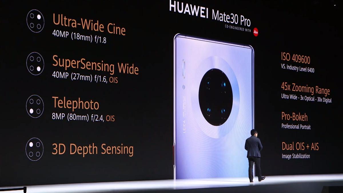 速報】ファーウェイ、新スマホ「Mate 30 Pro」を発表。性能がぶっ壊れ 