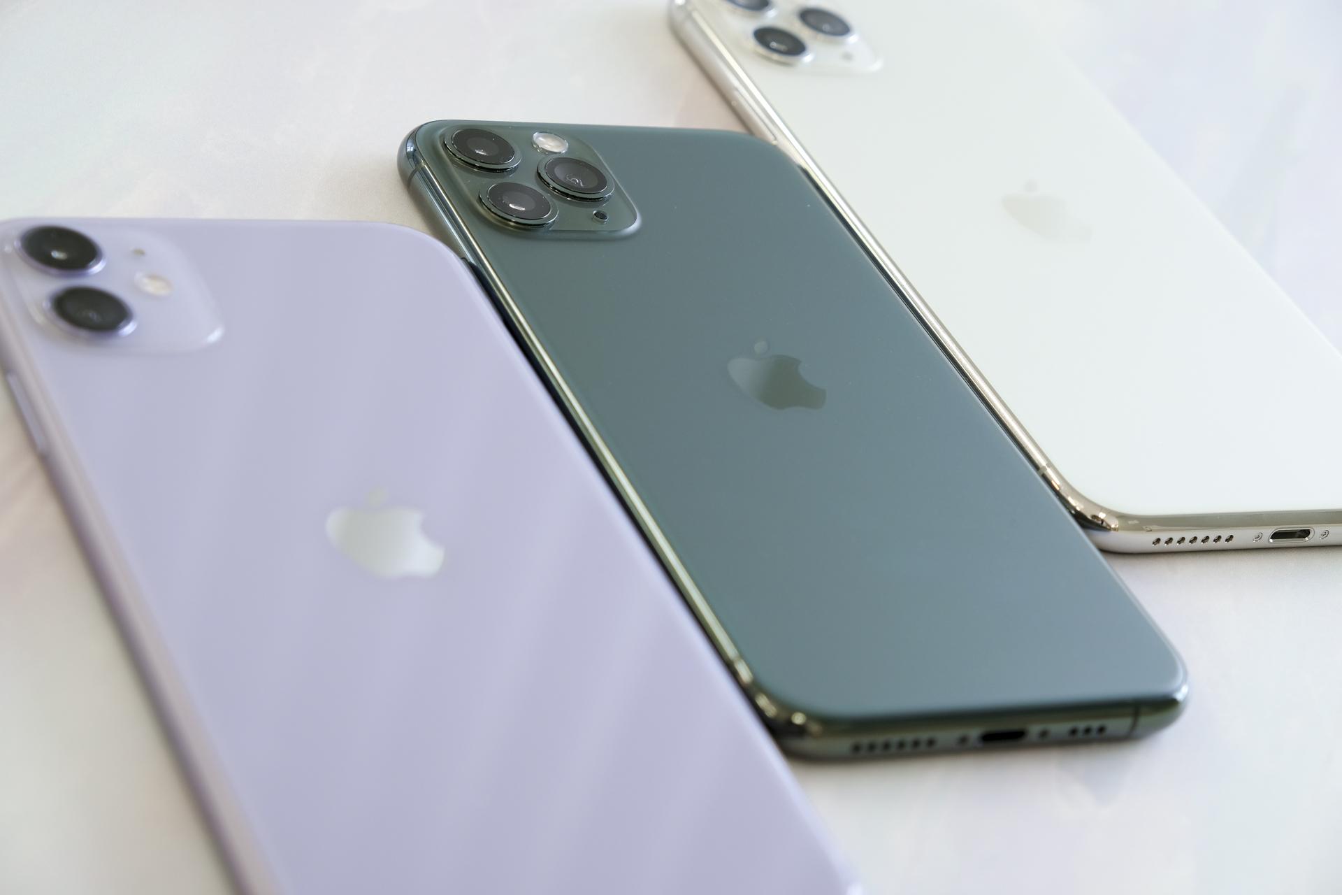 iPhone 11、iPhone 11Pro、iPhone 11Pro Maxアンボックス：色