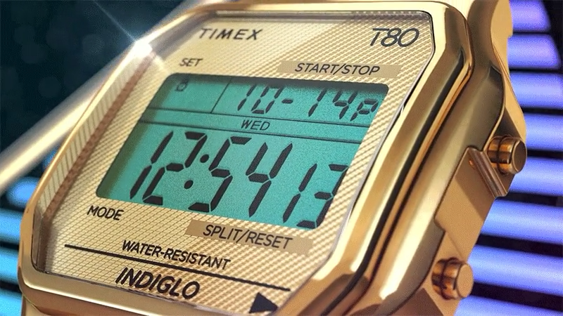 スマートウォッチじゃないよ。80年代のデジタル時計｢Timex T80｣が復活！