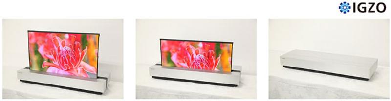 これ知ってるやつだ。シャープがくるくる巻ける4Kテレビを開発 