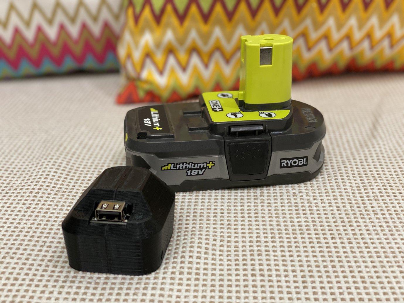 リョービのONE +充電池をUSB充電器にするアダプタ | ギズモード・ジャパン