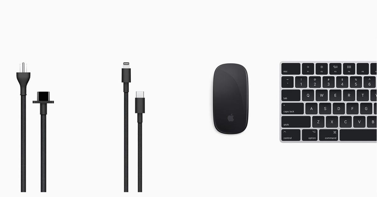 Mac Pro専用。ブラック＆シルバーのマウスやキーボードが登場しました