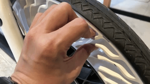 ホイール 自転車パンクしないタイヤ 折りたたみ自転車 パンクしない