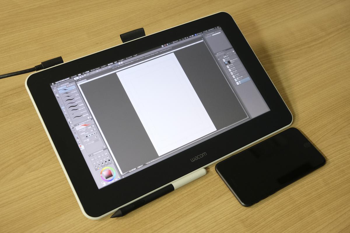 13インチの液タブ「Wacom ONE」ハンズオン：シンプル、なのに深イイ 