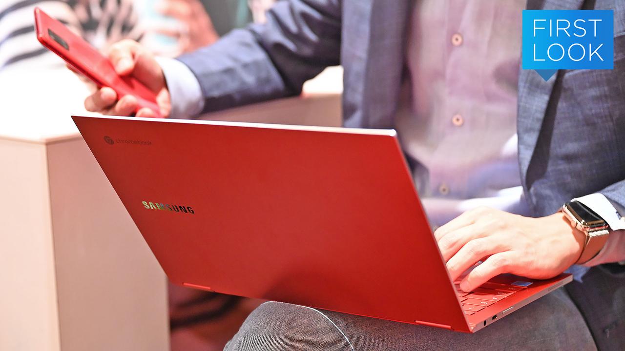 赤いってだけでなんかイイ… Samsungから真っ赤なGalaxy Chromebook登場 #CES2020