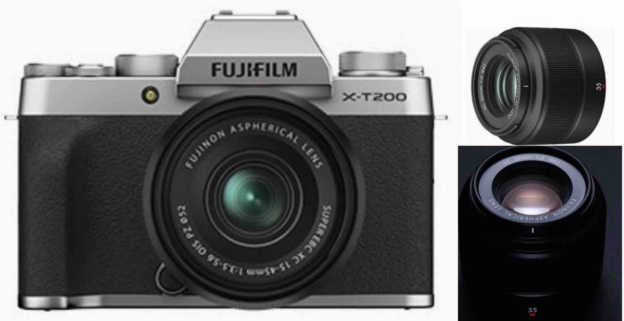富士フイルム｢X-T200｣と｢XC35mm F2｣らしき画像がリーク。XC初の単焦点！