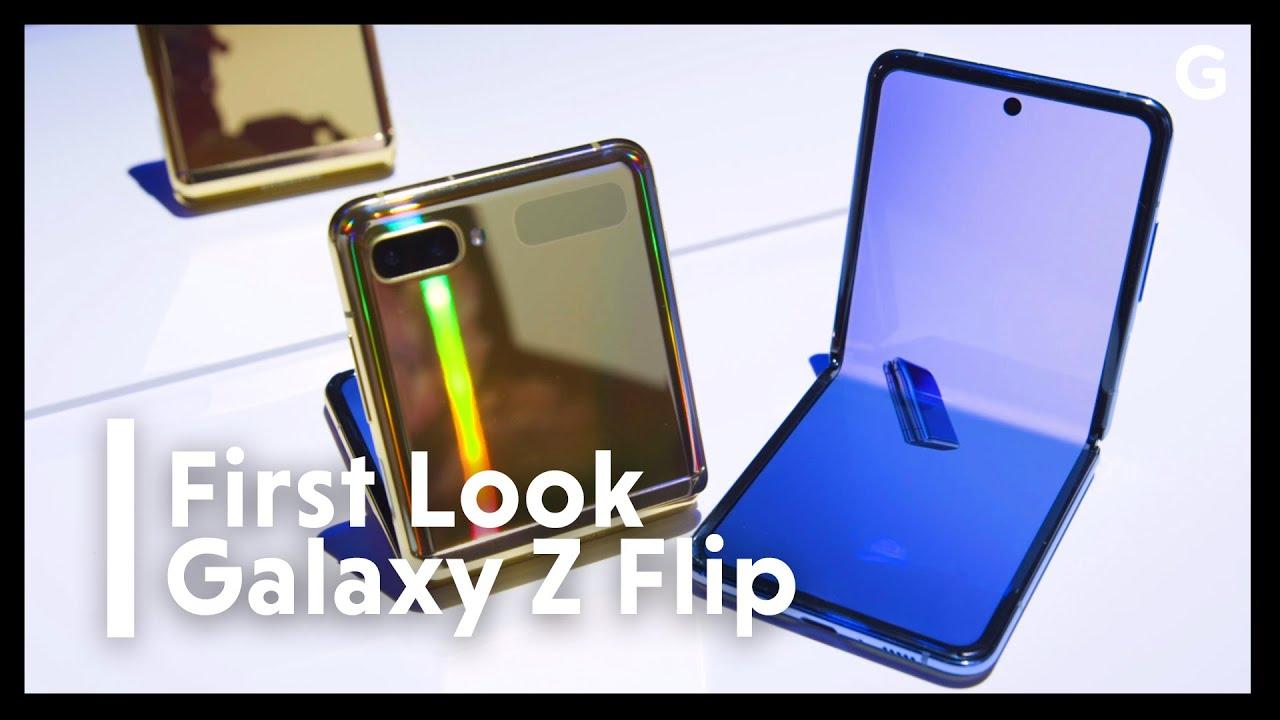 ファーストルック：Galaxy Z Flipはもっとも薄くて安い縦折りスマホ
