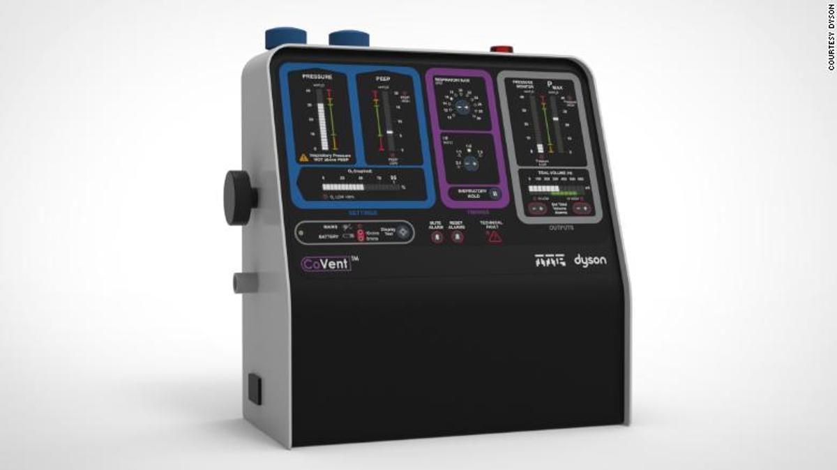 掃除機のダイソン、対コロナ用に10日間で新型人工呼吸器をデザイン 