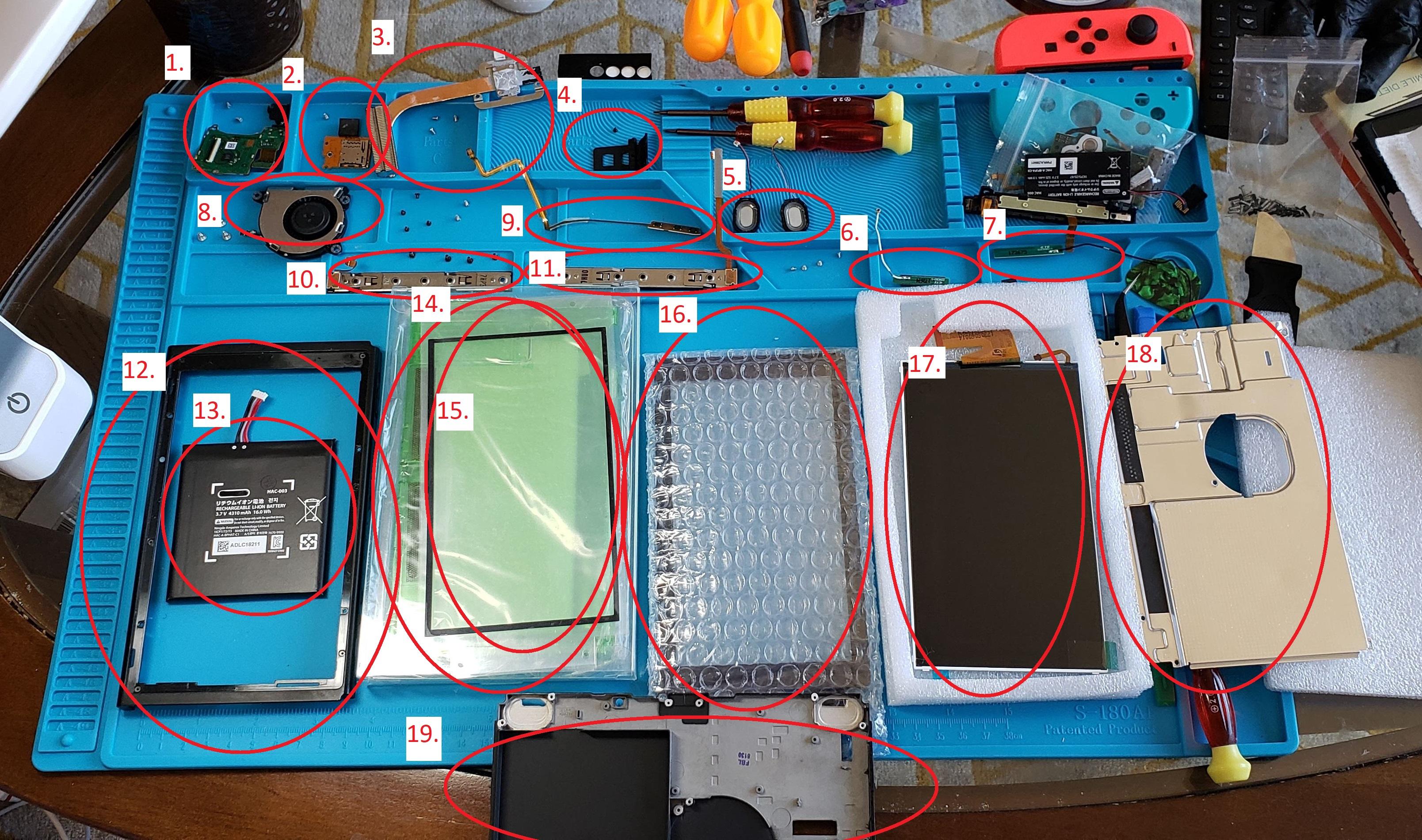 Nintendo Switch - 　自作 pc様　Nintendo Switch  ニンテンドースイッチ ニンテンドースイッチが買えない！→交換パーツを取り寄せ自作する