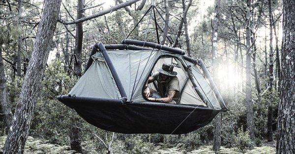 さくっと空中キャンピングできちゃうテント｢EXOD｣ | ギズモード・ジャパン