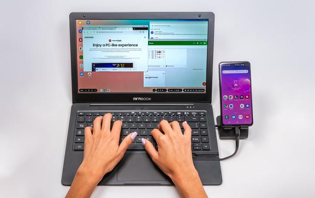 スマホがノートPCに変身 Miraxessミラエグゼス MiraBook 新品スマホがノートPCに変身 Miraxessミラエグゼス MiraBook