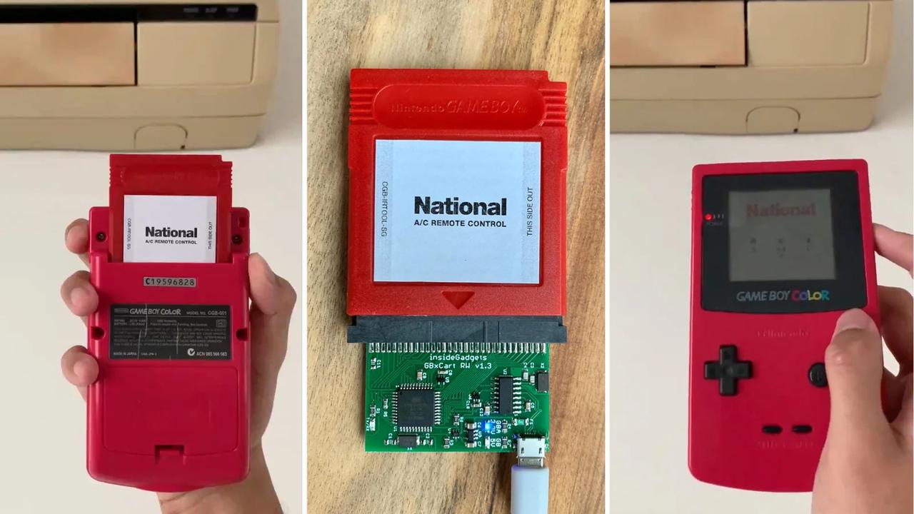 ゲームボーイカラーを、エアコン用リモコンにしちゃった人。