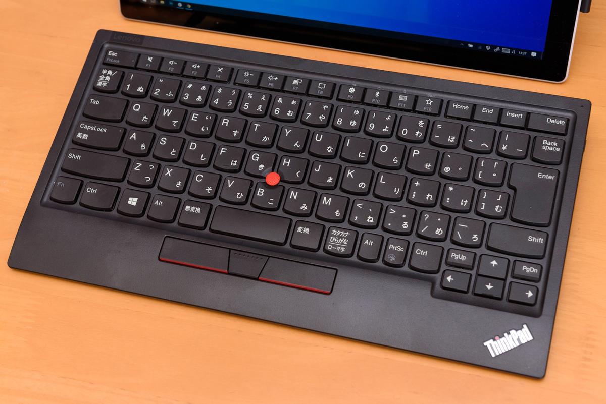 モバイルキーボードのゴール：ThinkPad トラックポイント キーボード 