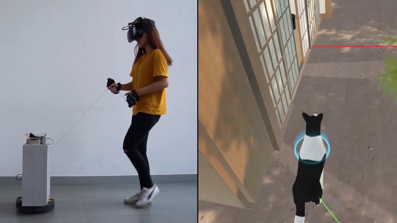 お掃除ロボットをVRでハプティック・デバイスにする研究