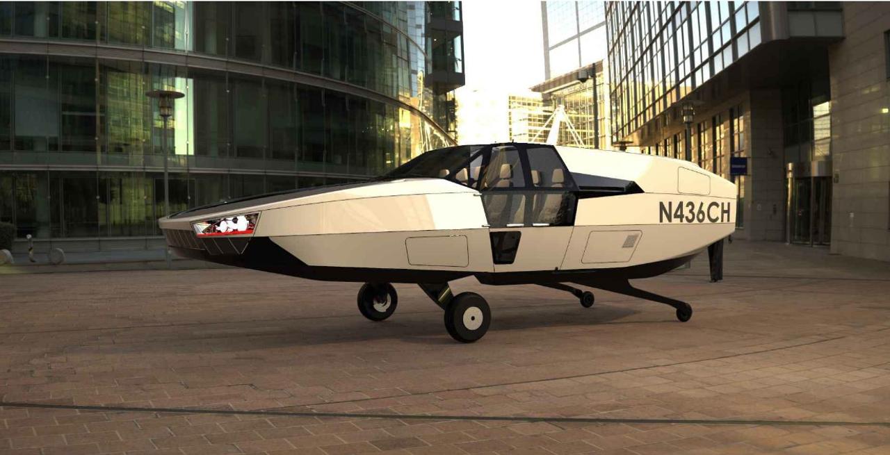 なにこれデロリアン？ イスラエルの空飛ぶ水素燃料電池タクシー｢CITYHAWK｣