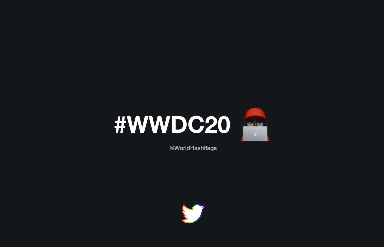 WWDCのツイッターハッシュタグがカワイイ！ #WWDC20