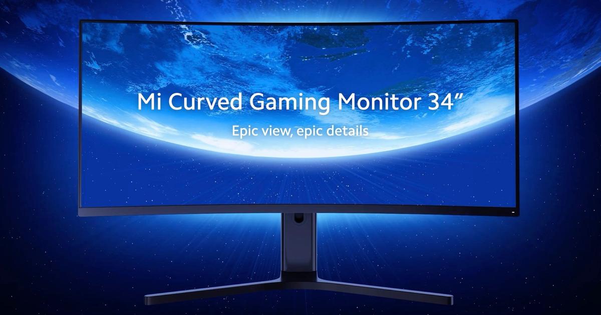 さすがのシャオミ価格。34インチ、144 Hzの湾曲ゲーミングモニターが5 
