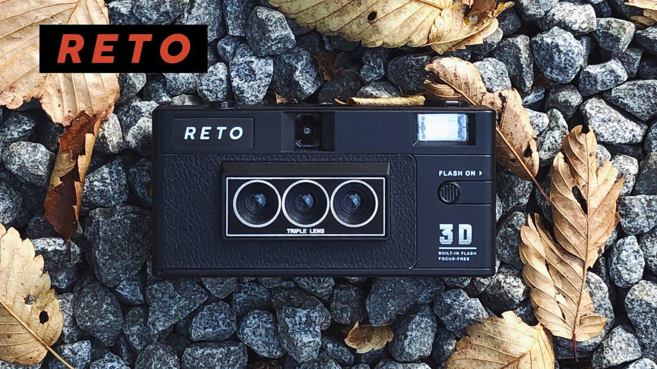 3眼レンズで3D写真が撮影できるフィルムカメラ｢RETO3D 